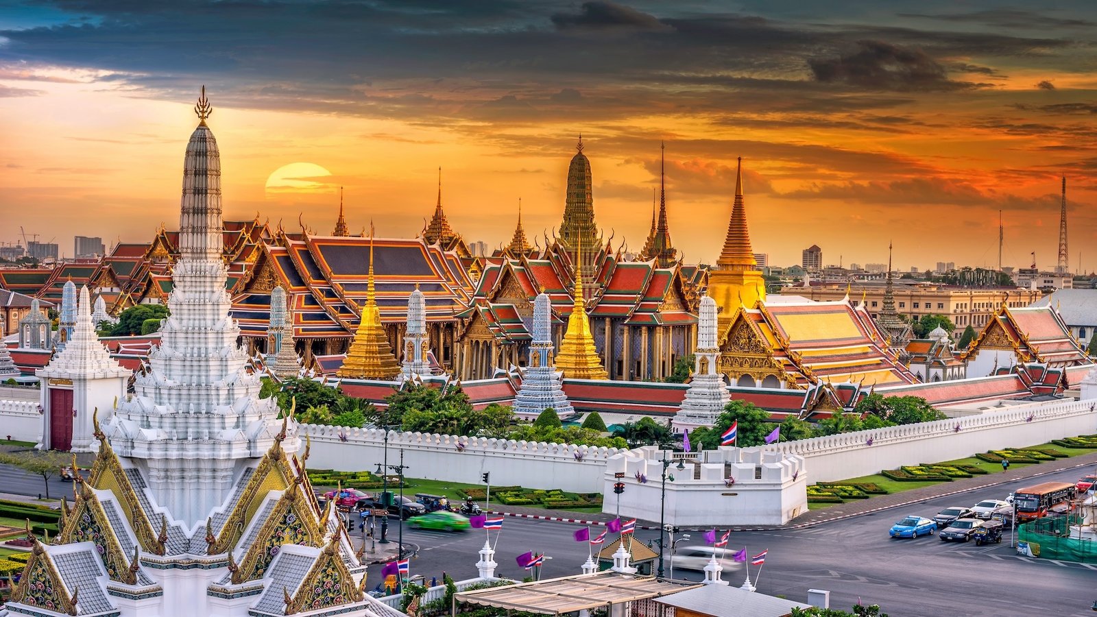 Temple skyline, Bangkok