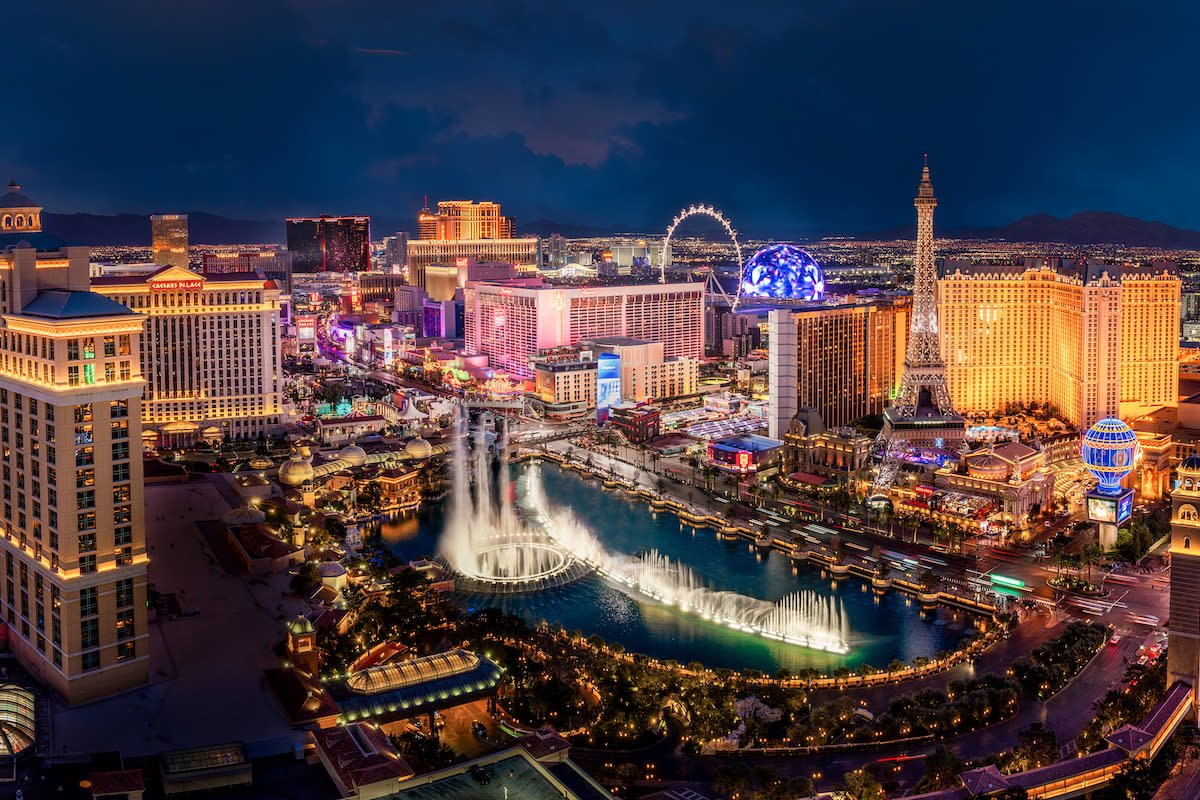 Las Vegas Strip at night