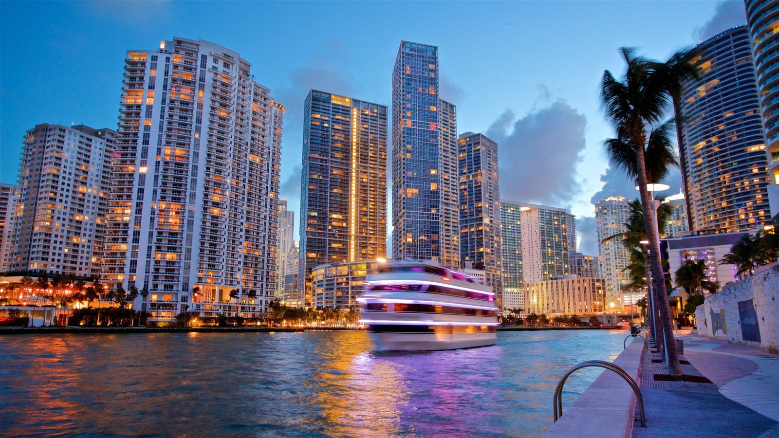 Miami beach coastline
